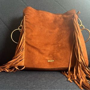 Brown caramel. Shoulder bag